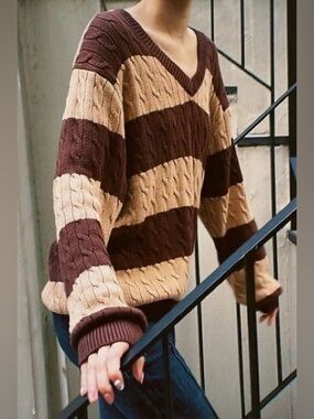 Brandy Melville - Oversized Stripe Sweater